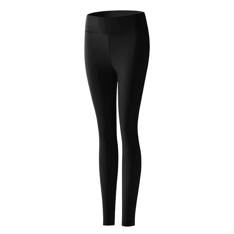 Autumn and Winter Skin Beauty Clothes Thin Womens Thermal Underwear suit Seamless Inner Base Clothes Autumn Clothes Long Sleeve Base Shirt black pants  - Image 1