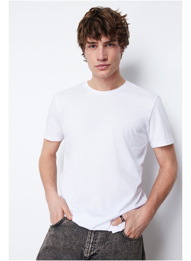 White Basic Regular Fit Crew Neck Short Sleeve T-Shirt TMNSS22TS0271 - pzsku/Z4544070DEA0382C8D96EZ/45/_/1730941458/a386272a-a6e3-41f5-9ed8-7e36453a0dd3