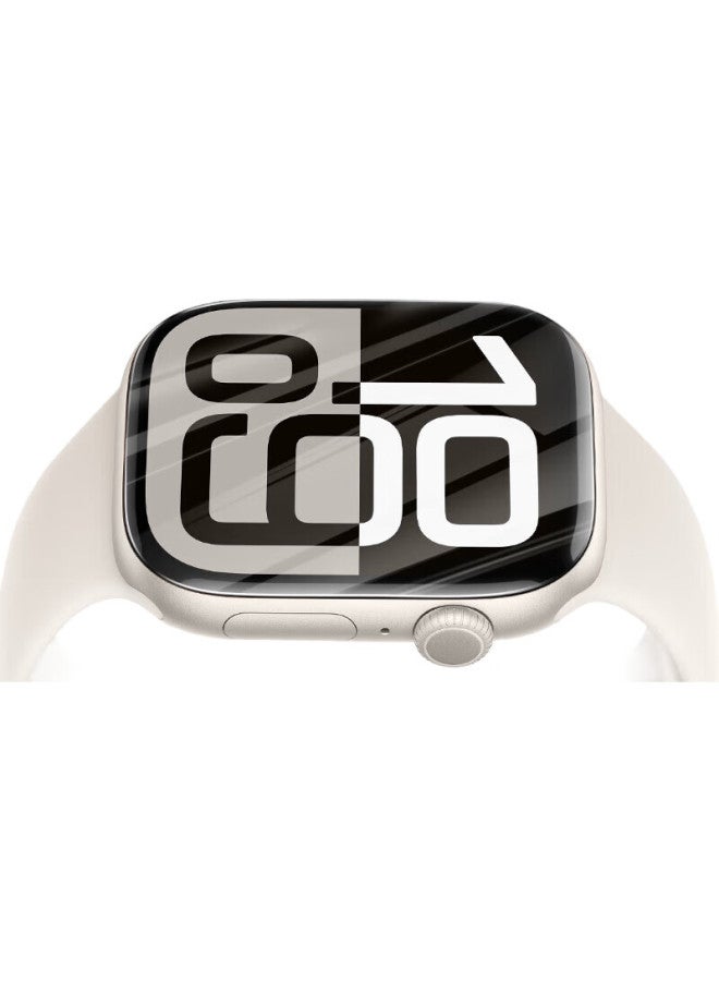 BHO [3-Pack] Apple Watch Series 10 Screen Protector 46Mm Full Coverage Automatic Positioning Anti-Fingerprint Touch Sensitive - Image 1