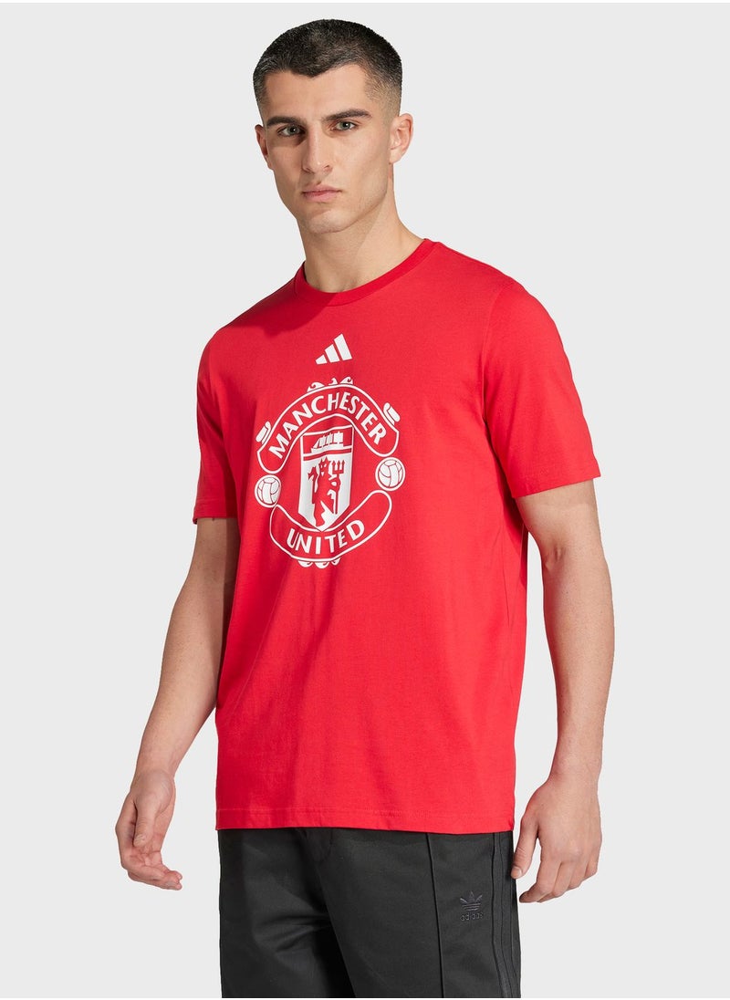 Adidas Manchester United Dna Graphic T-Shirt  - Image 1