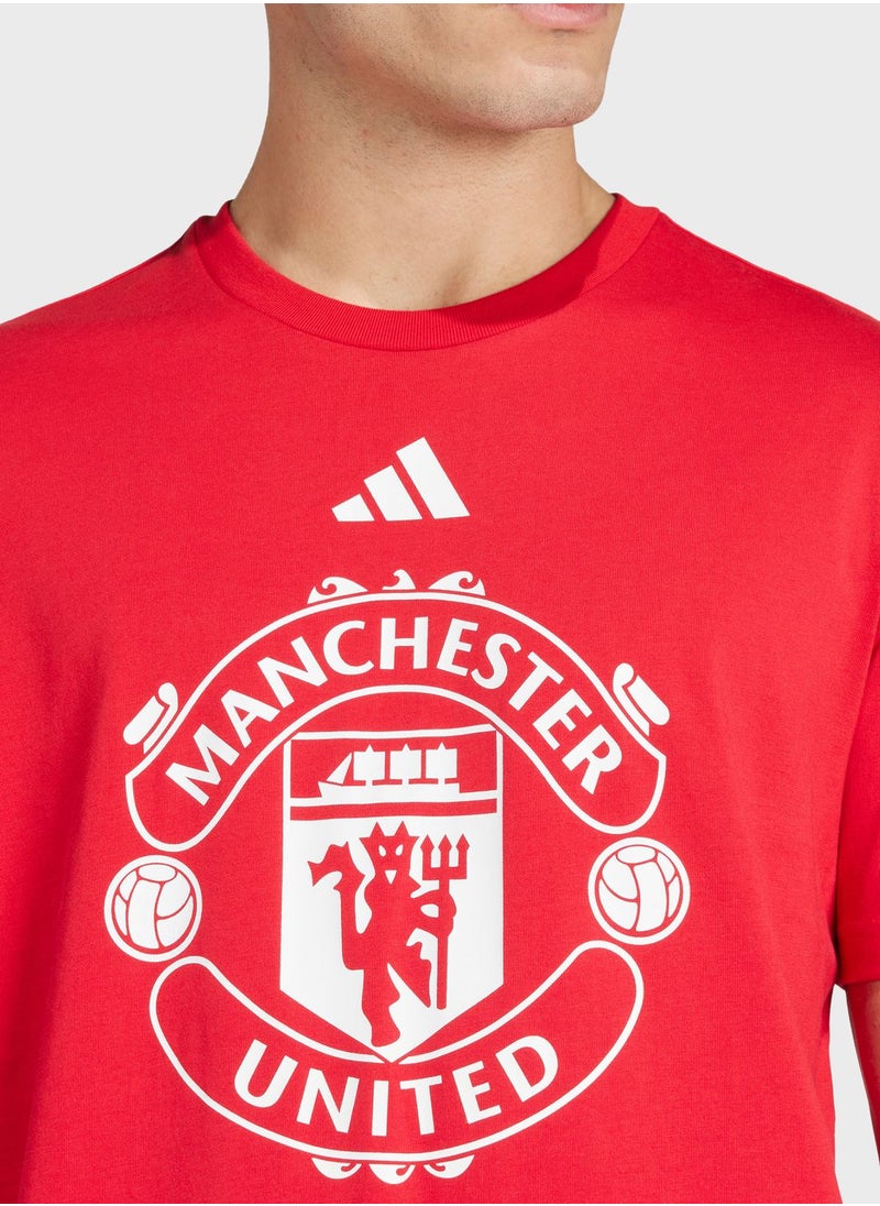 Adidas Manchester United Dna Graphic T-Shirt  - Image 3