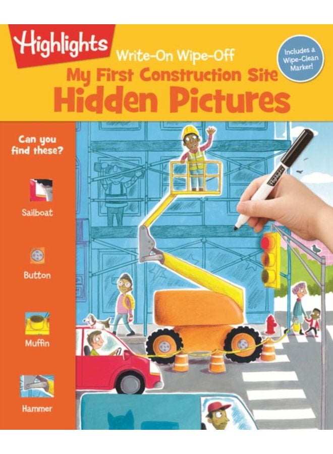 Write On Wipe Off My First Construction Site - Paperback