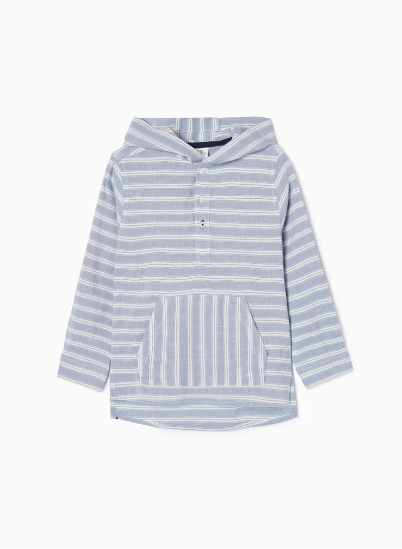 Zippy Zippy Striped Shirt With Hood For Boys