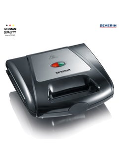 German Brand Severin 3 in 1 Multi Sandwich Waffle Toaster with 1000W of Power SA 2968 Black-Chrome