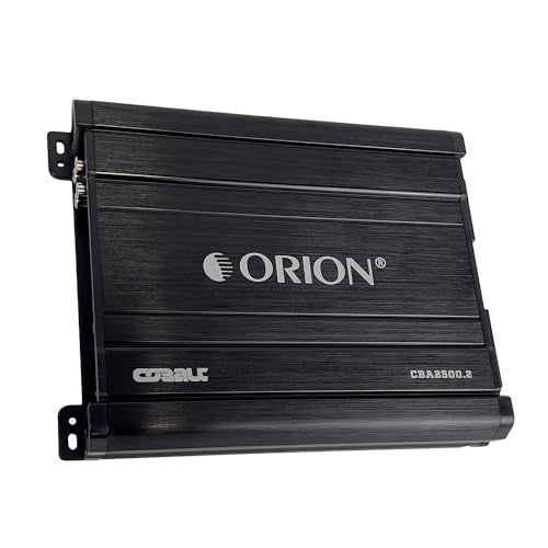 Orion Cobalt Series CBA2500.2 High Efficiency 2-Channel Class A/B Amplifier for Car Audio Stereo - 2500W High Output, 2/4 Ohm Stable, Adjustable Low/High Pass, Bass Boost, MOSFET Power Supply. - Image 1