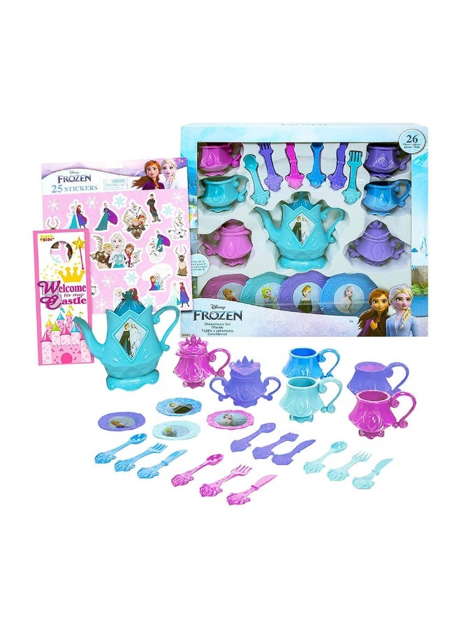 Disney طقم أدوات تناول الطعام من ديزني فروزن 2 (26 قطعة) - Image 3