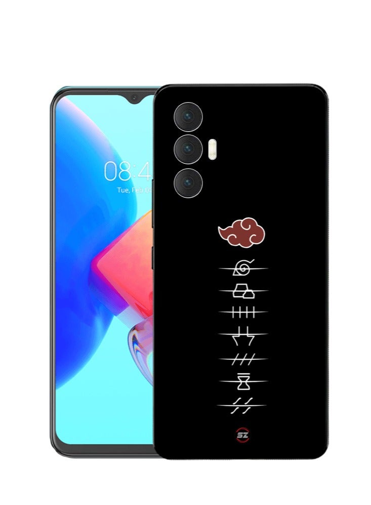 Service Zone Protective Printed Mobile Back Cover Akatsuki For Tecno Spark 8P - Image 1