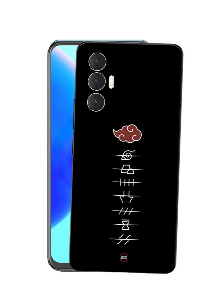 Service Zone Protective Printed Mobile Back Cover Akatsuki For Tecno Spark 8P - Image 3