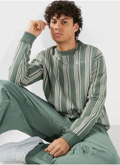Small Signature Striped Sweatshirt