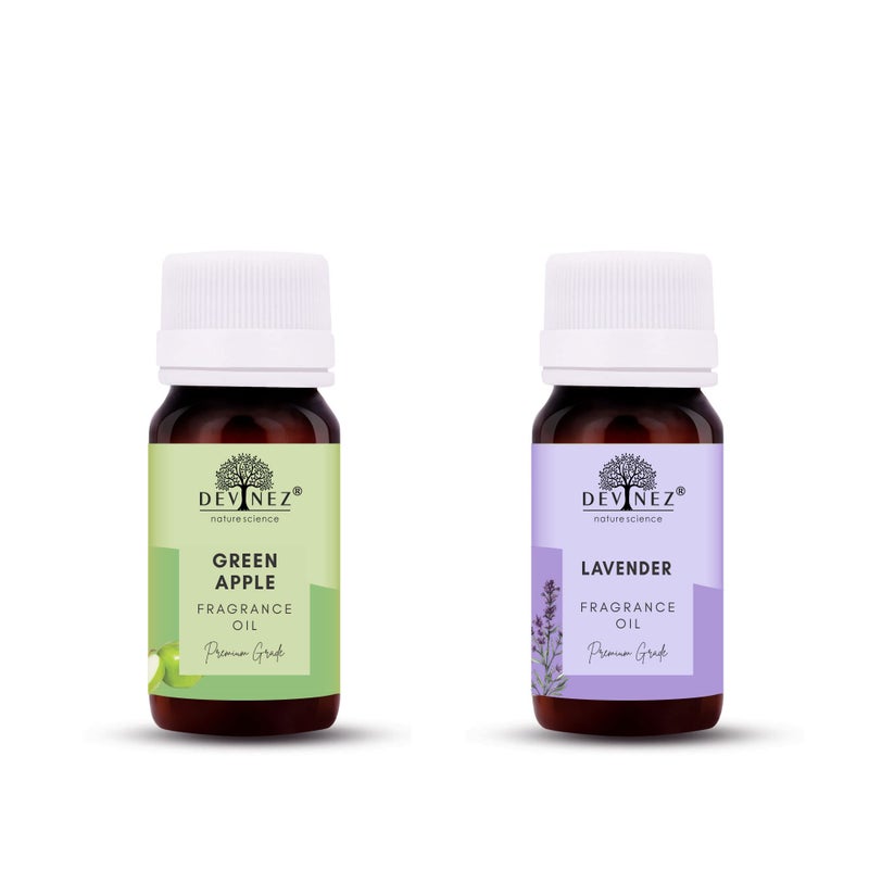 Devinez Green Apple, Lavender Aroma Oil for Diffuser/Ultrasonic Aroma Diffuser/Tealight Diffuser/Reed Diffuser, 30ml Each - Image 4