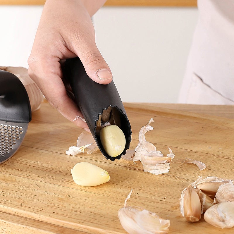 Multi-Purpose 304 Stainless Steel Garlic Press Meat Floss Press Garlic Two-In-One Garlic Press - Image 4