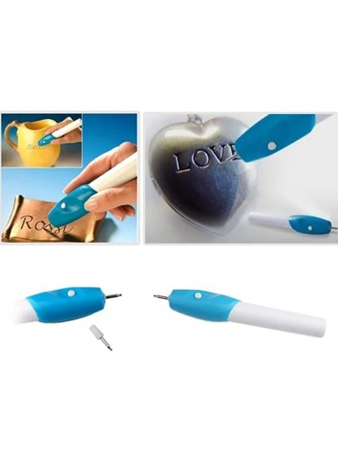 EZ Electric Carving Pen White/Blue - Image 4