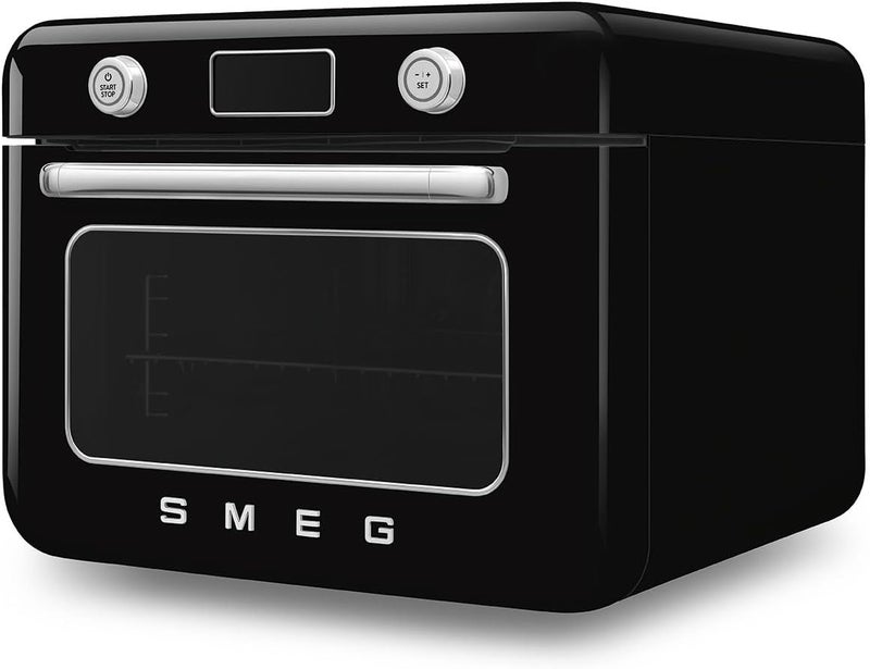 Smeg 50’s Style Countertop Combi Steam Oven - Black, Multi-Function Cooking with 33 Built-In Recipes 30 L 1800 W COF01BLUK black - Image 2