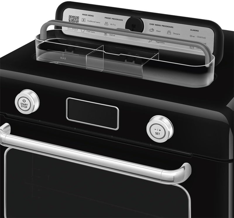 Smeg 50’s Style Countertop Combi Steam Oven - Black, Multi-Function Cooking with 33 Built-In Recipes 30 L 1800 W COF01BLUK black - Image 5