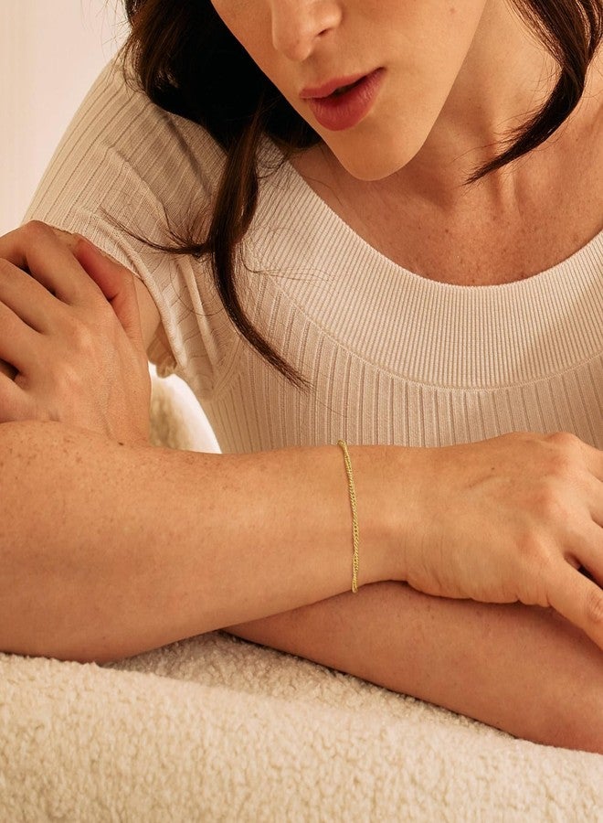 BENEIGE Gold Bracelets for Women,14k Gold Paperclip Bracelets Binding Bracelet, Adjustable Bracelets for Women Dainty Handmade Link Bracelet Jewelry for Women - Image 3
