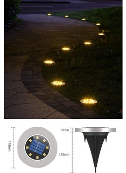 Solar Powered 8 LED Staple Lawn Ground Garden Lighting 3 W Daylight (1 Piece) - pzsku/Z4545485DAF39A11F14E3Z/45/_/1728062504/373bfb40-db01-4ff0-807d-a1e1edefade7