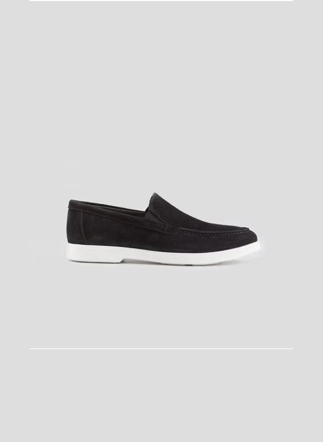 Cabani Leather Black Suede Men's Casual Shoes - Image 1