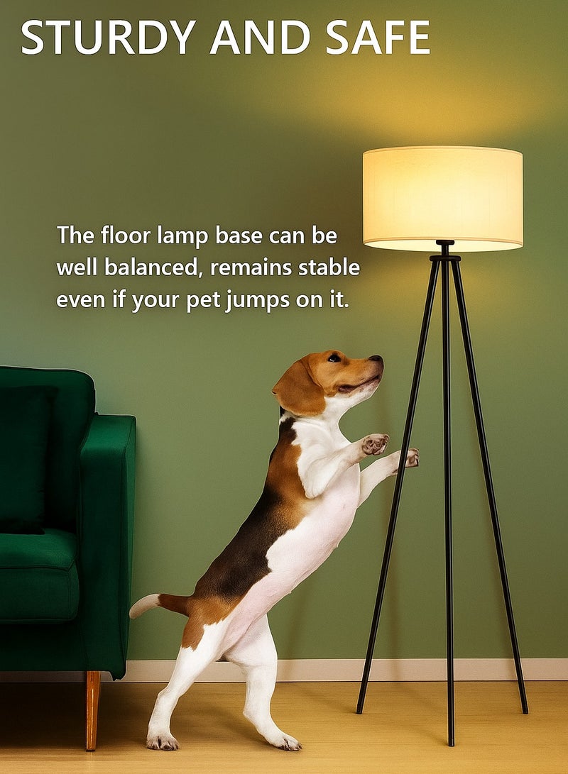 Fullight Triangle Floor Lamp 12W Dimmable with Remote & App Control,  Adjustable Standing Lamp, 155x34 cm, Ideal for Living Room, Bedroom, and Study - Image 5