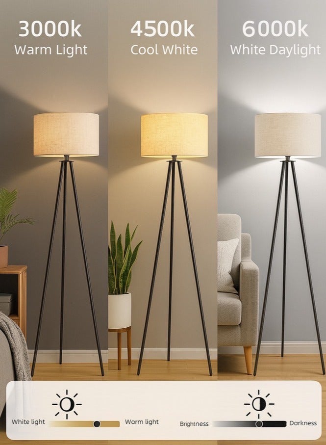 Fullight Triangle Floor Lamp 12W Dimmable with Remote & App Control,  Adjustable Standing Lamp, 155x34 cm, Ideal for Living Room, Bedroom, and Study - Image 2