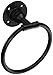Design House Design House 580670 Kimball Towel Ring, Satin Black  - Image 2
