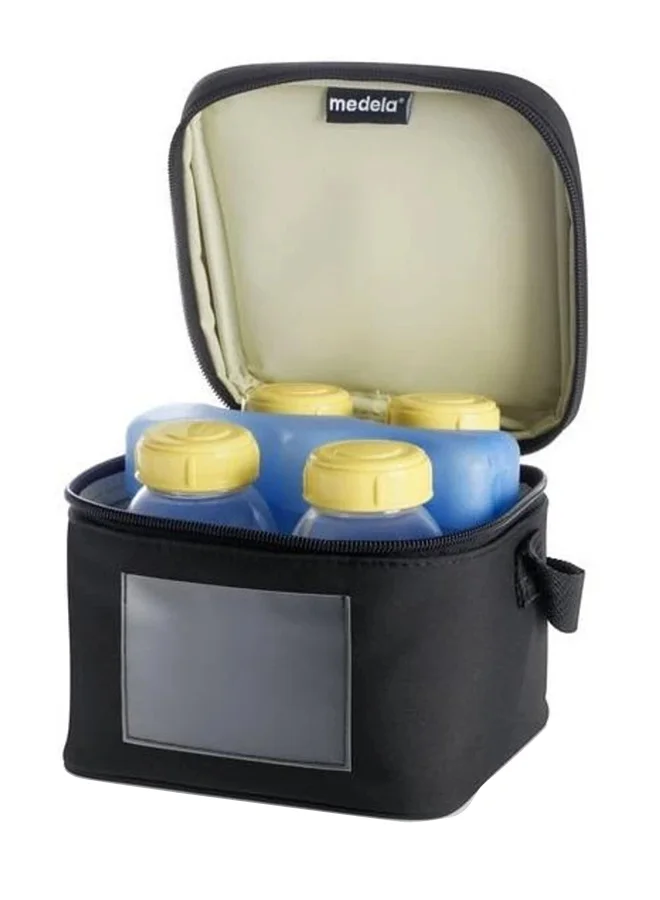 ميديلا Cooler Bag With 4 Breast Milk Bottles 150 ML