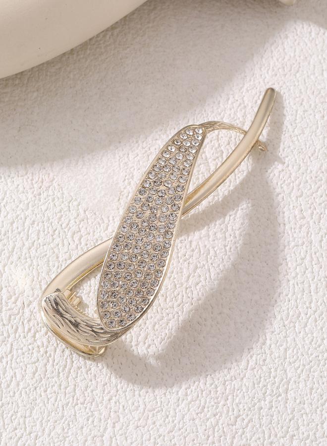 Take Two Rhinestone Embellished Claw Clip - Image 1