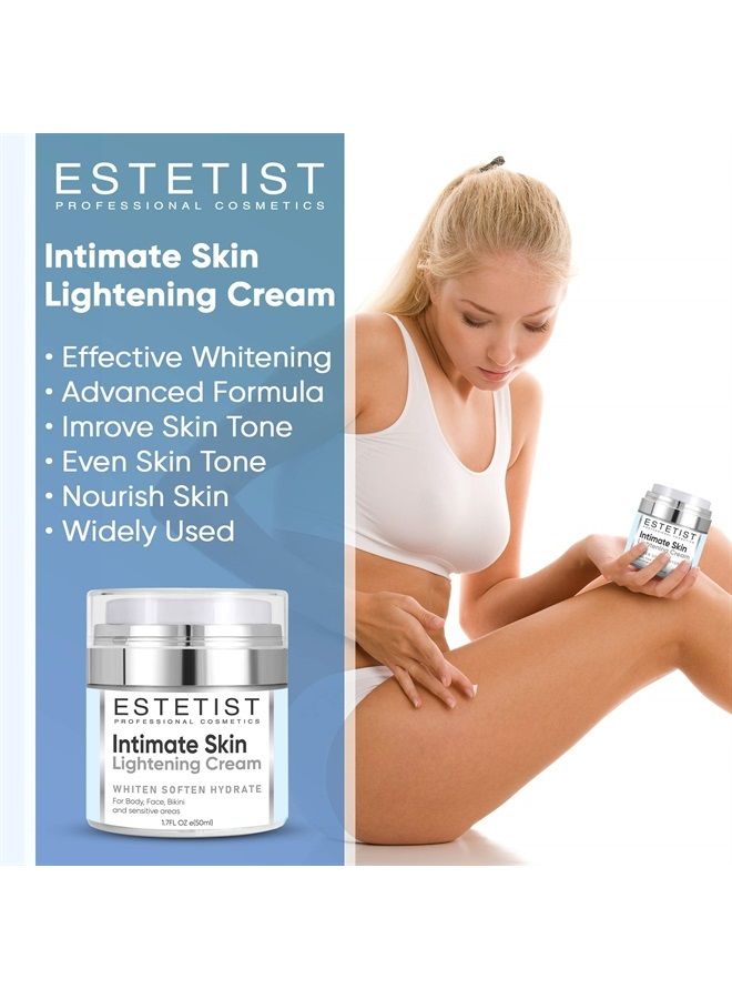 Estetist Skin Brightener Gel for Body Face Neck Armpit Knees Elbows Underarms Bikini and Sensitive Areas Dark Spot Remover Cream Anti-Aging Skin Lightening Corrector for Women and Men All-Natural Ingredients - Image 2