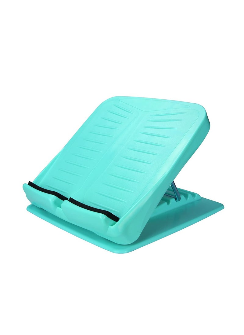 SYOSI - Calf Stretcher Slant Board, Adjustable 4 Level Incline Board with Anti Slip Design, Leg Foot Balancing Fitness Pedal Wedge for Home Office, Blue - Image 1