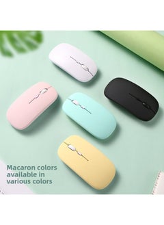 Generic Bluetooth Wireless Mouse Mute Rechargeable Ipad Tablet Laptop For AppleGaming Desktop Cloud Computer Suitable-Specifications:Tianyun Blue-battery Bluetooth Version  - Image 3