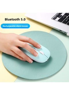 Generic Bluetooth Wireless Mouse Mute Rechargeable Ipad Tablet Laptop For AppleGaming Desktop Cloud Computer Suitable-Specifications:Tianyun Blue-battery Bluetooth Version  - Image 5