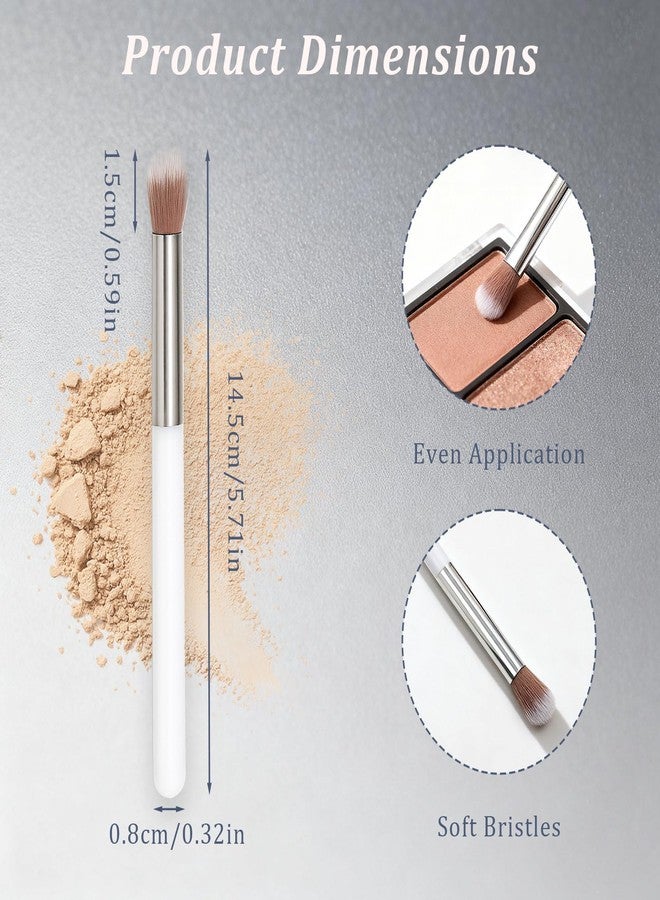 Brvlsoc Blending Eye Brush – Professional Eyeshadow & Eyeliner Brush for Seamless Blending and Natural Finish, Vegan & Cruelty-Free Synthetic Bristles - Image 2