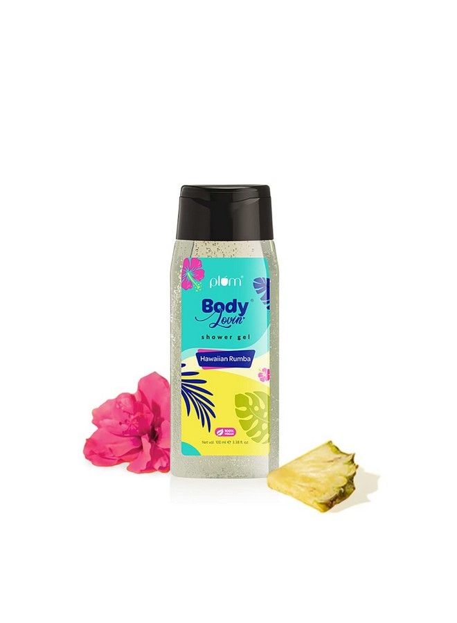 Plum BodyLovin' Hawaiian Rumba Shower Gel (100ml) | Body Wash | Travel-Friendly | Beachy Fragrance | Super-Lathering - Image 2