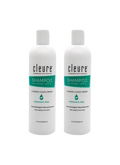 Cleure Cleure Hypoallergenic Volumizing Shampoo for Sensitive Skin - Fragrance Free, SLS Free & Paraben Free (12 oz, Pack of 2)  - Image 1