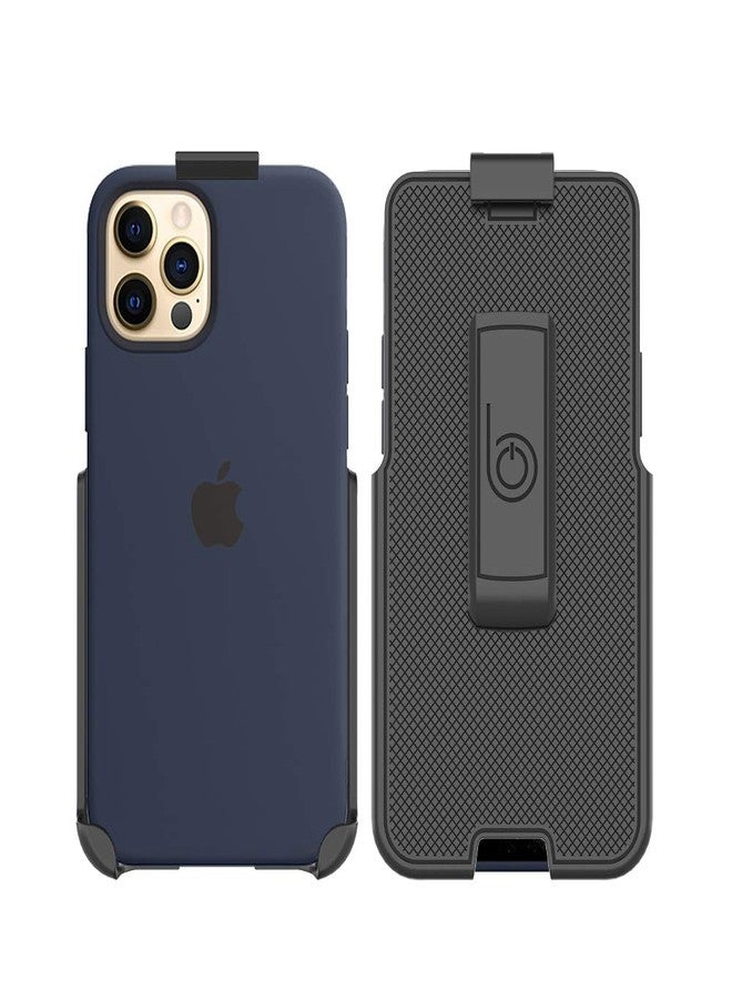 جراب BELTRON بمشبك حزام لهواتف iPhone 14 Plus/Pro Max و 13 Pro Max و 12 Pro Max - متوافق مع غطاء السيليكون (الجراب فقط، الغطاء غير متضمن) - Image 4