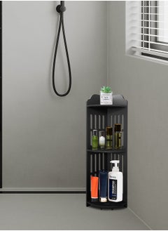 AOJEZOR Corner Rack, Corner Storage Rack, PVC, universal for any situation, height 31.5 inches (80 cm), Black  - Image 4
