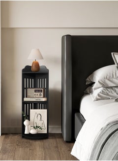 AOJEZOR Corner Rack, Corner Storage Rack, PVC, universal for any situation, height 31.5 inches (80 cm), Black  - Image 3
