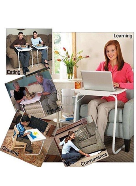 Multipurpose Strong Table Mate For Laptop Study Dinner Fordable And Adjustable Desk Table