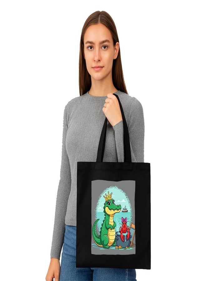 PrintingZone Printed Tote Bag For Women| Modern Stylish Printed Canvas Tote - Image 2