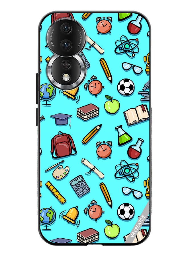 VR CREATIVE Protective Case Cover For Honor 80 Cartoon School Color Design Multicolour - Image 1