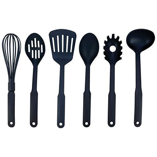 siddhmurti 6 PcsSet Nylon HeatResistant Nonstick Spoon Spatula Turner Scoop Kitchen Cooking Utensil Tools Set - Image 2