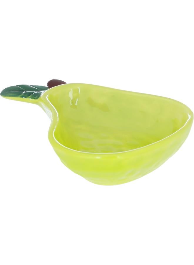 Alsaif Porcelain Serving Plate 19 X 10.4 X 4.8 Cm Light Green - Image 2