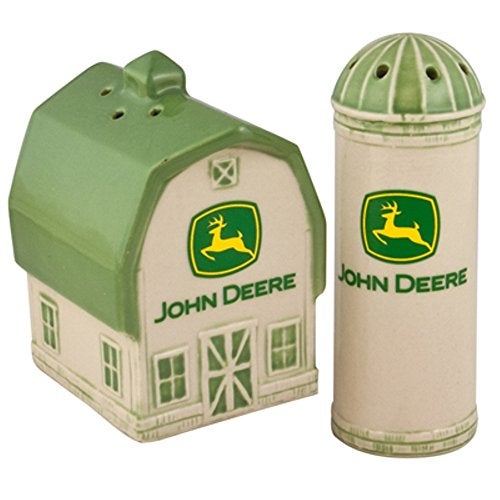 John Deere Logo Barn & Silo Salt/Pepper Set - Image 2