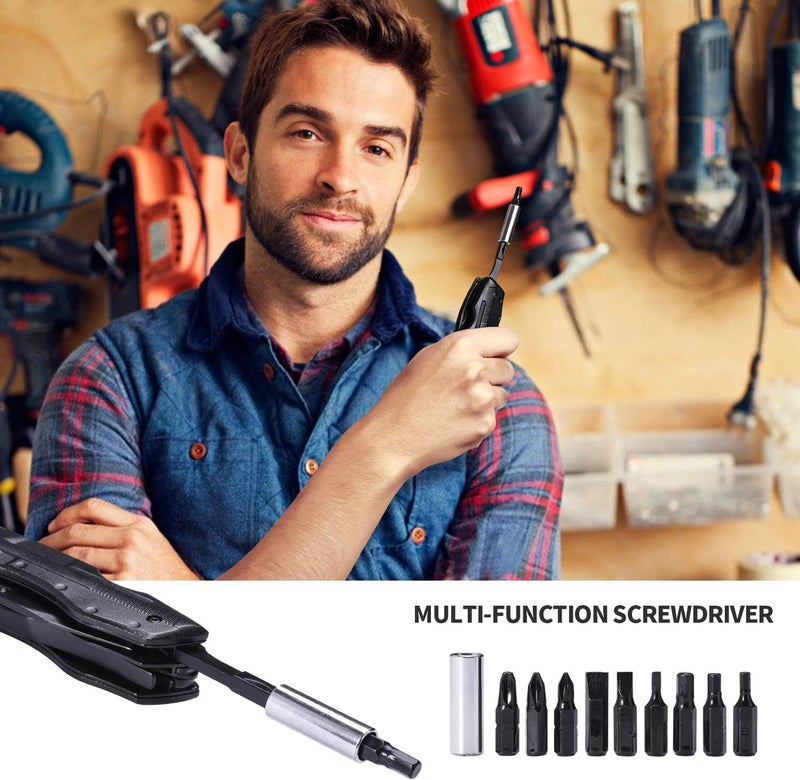 SIUPRO Multitool Pocket Knife for Men, Tactical Folding Multi Tool, Multipurpose Utility Plier Set, Camping, Survival, Hiking Gear, Screwdriver Kit, Mens Gifts Idea - Image 5