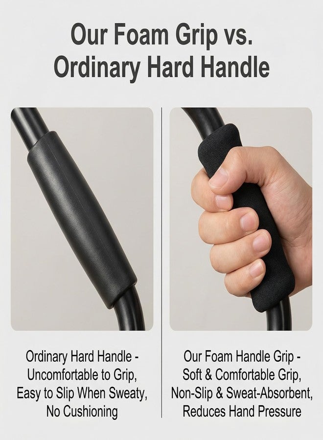 VANTOBEST 4 PCS Foam Replacement Walking Cane Grips, Non Slip Comfort Handle Covers for Offset Canes Crutches, Soft Foam Hand Grips for Seniors, Multi Purpose Handle Sleeves for Bicycle Tool Handlebars - Image 5