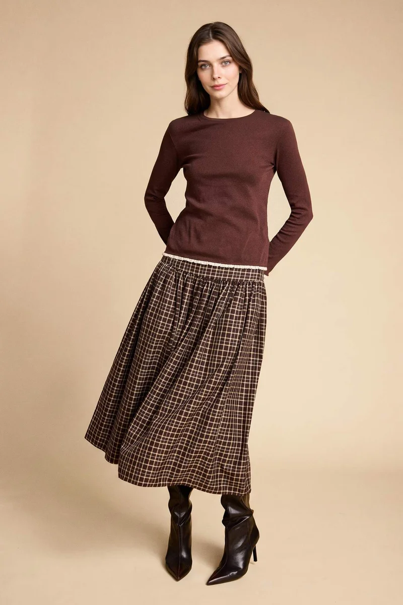 DeFacto Slim Fit Long Sleeve Tunic