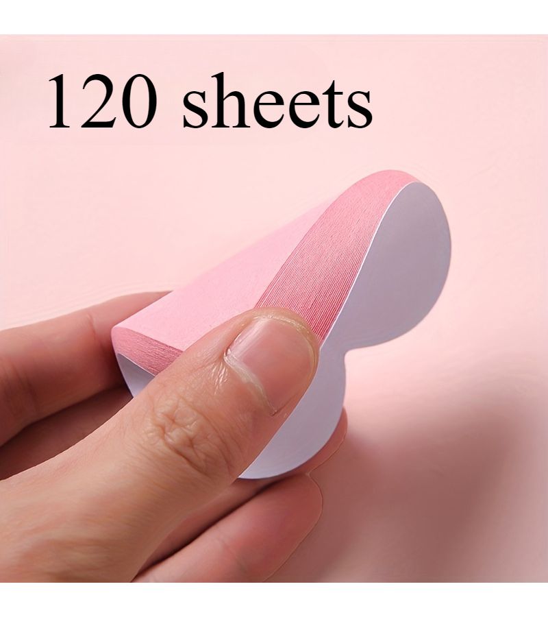 120 Pcs Heart Shaped Sticky Notes Self Adhesive Memo Pads Love Style for Students Office Home Planners Journals Bulletin Board Desk Organization Daily Use No Residue - Image 4