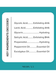 Medix 5.5 GLYCOLIC + LACTIC ACID SKIN PERFECTING BODY WASH 15 FL OZ (444 ML )  - Image 5