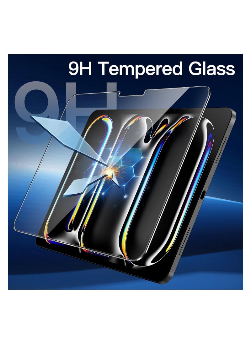 HD Screen Protector for iPad Pro 13-Inch M4 (2024) 9H Tempered Glass Film Clear