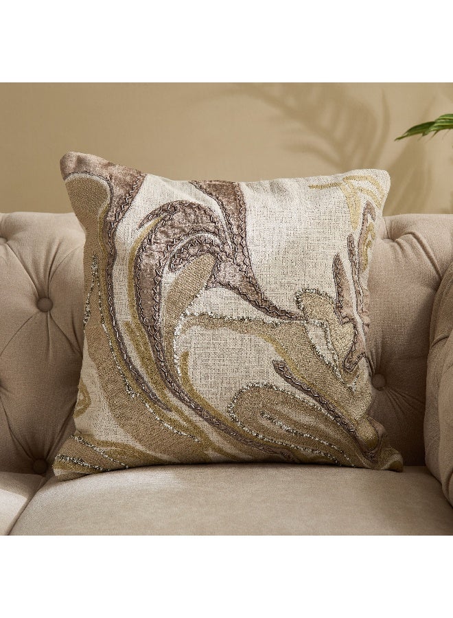 Home Box Beaudra Marble Beaded Cushion for Home Decor - Image 1