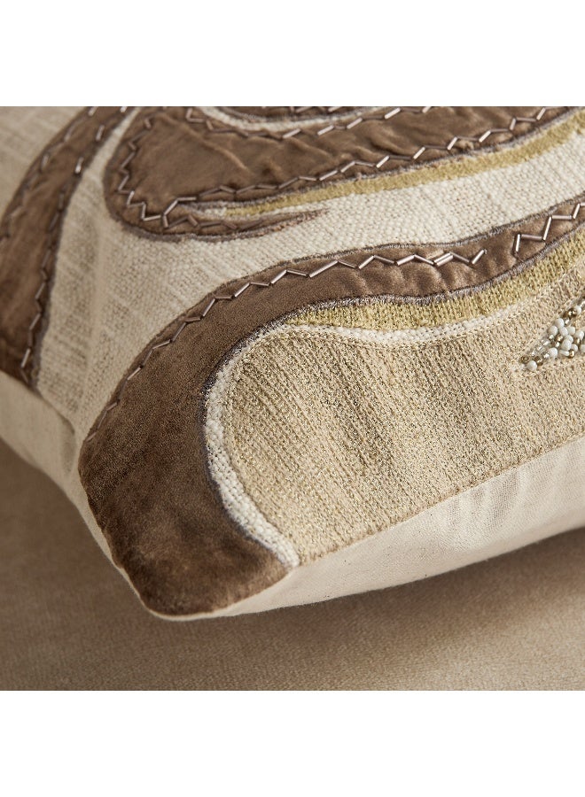 Home Box Beaudra Marble Beaded Cushion for Home Decor - Image 3